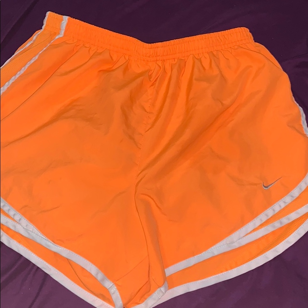 Women’s Nike Dri Fit Shorts Orange